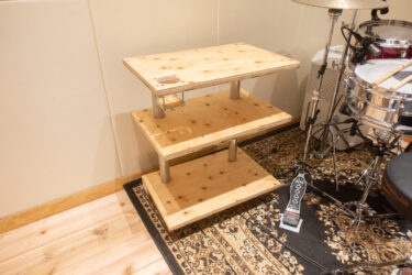 【29】単管パイプと針葉樹合板でサイドテーブルを作る